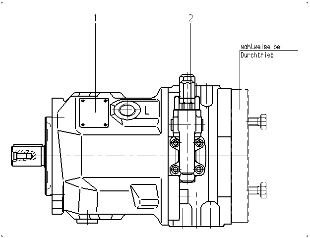 A A10VSO 28 DR /31R-VPA12K68 — Zeichnung