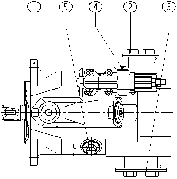 AXIAL-PISTON PUMP — Zeichnung