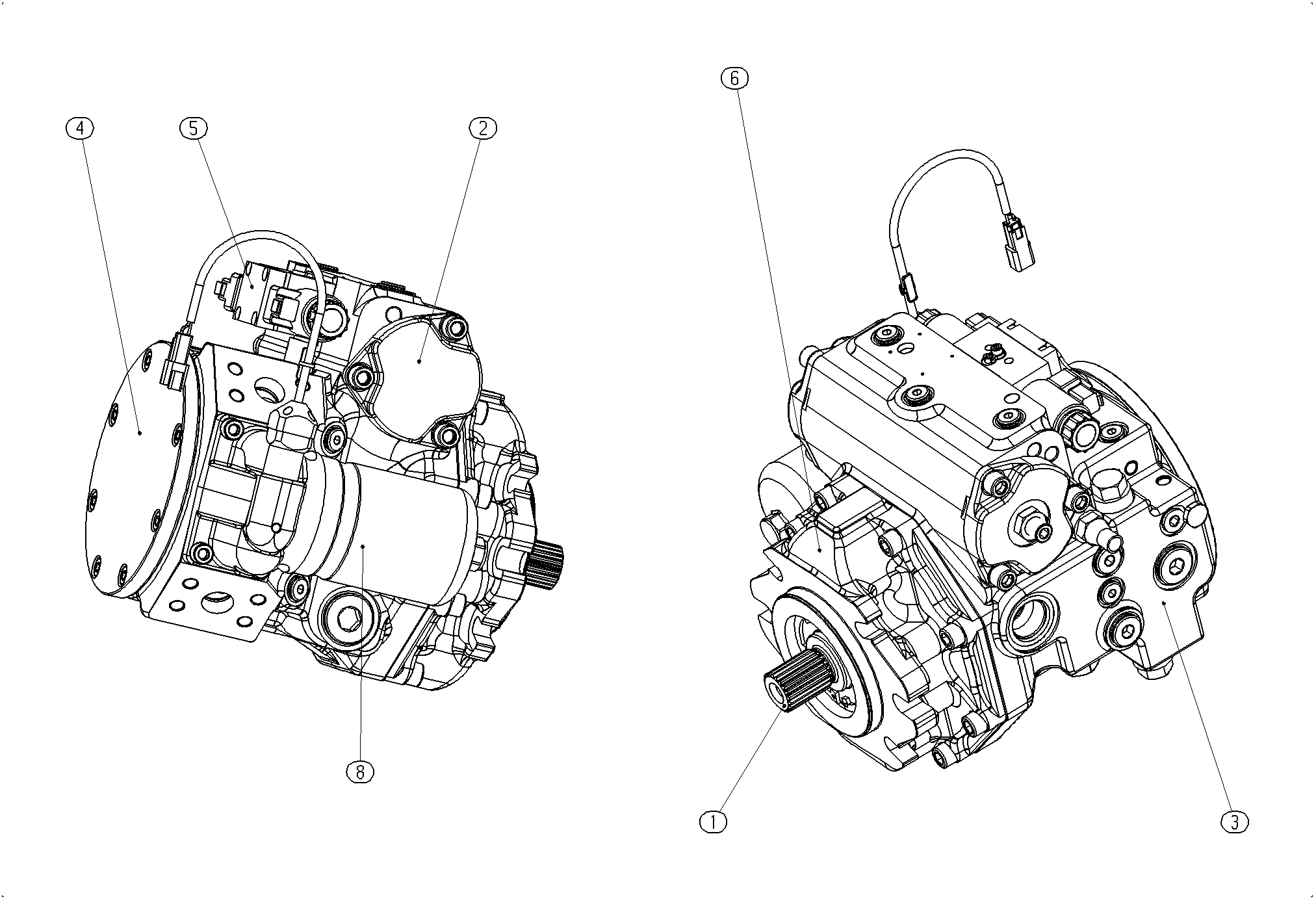 AXIAL-PISTON PUMP — Zeichnung