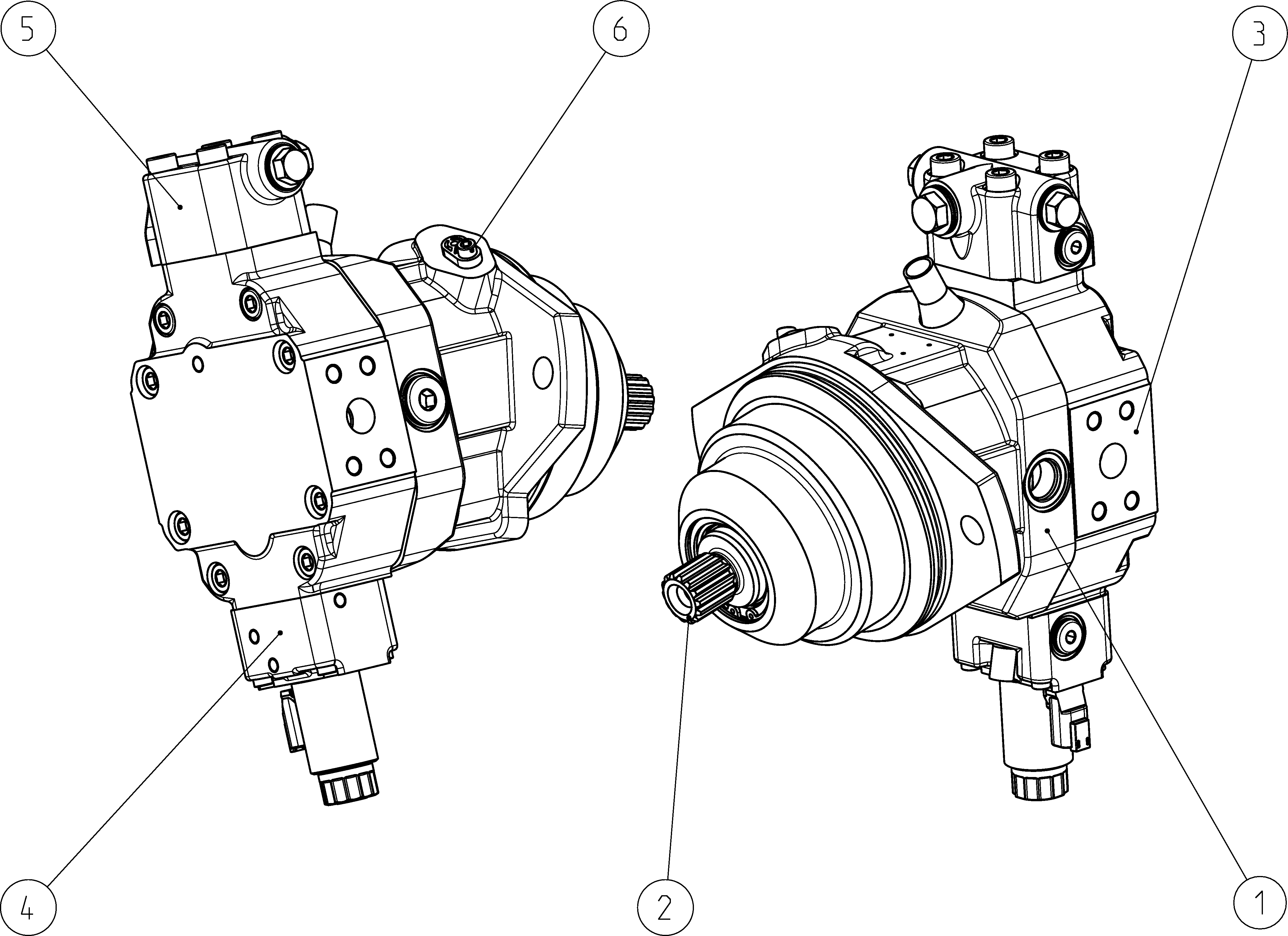 A6VE060EP100P000A/71MRV0P2Z62BU-S — Zeichnung