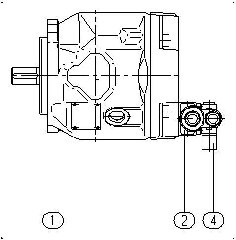 A A10VSO 28 DFR1/31R-PPA11N00 — Zeichnung