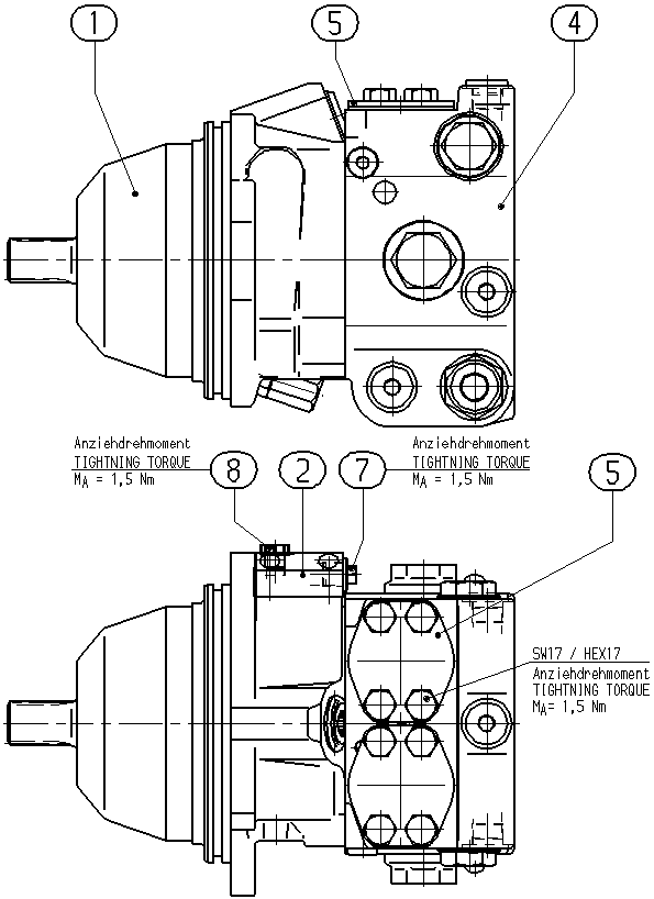 A A10VEC 45 DG /52WXX-VRF211C09 -S2002 — Zeichnung
