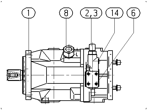 A A10V O140 DFR1/31R-VSD12K68 — Zeichnung