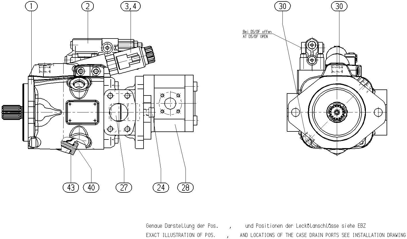 A A10V O63EP2D /53R-VSC12G60P — Zeichnung