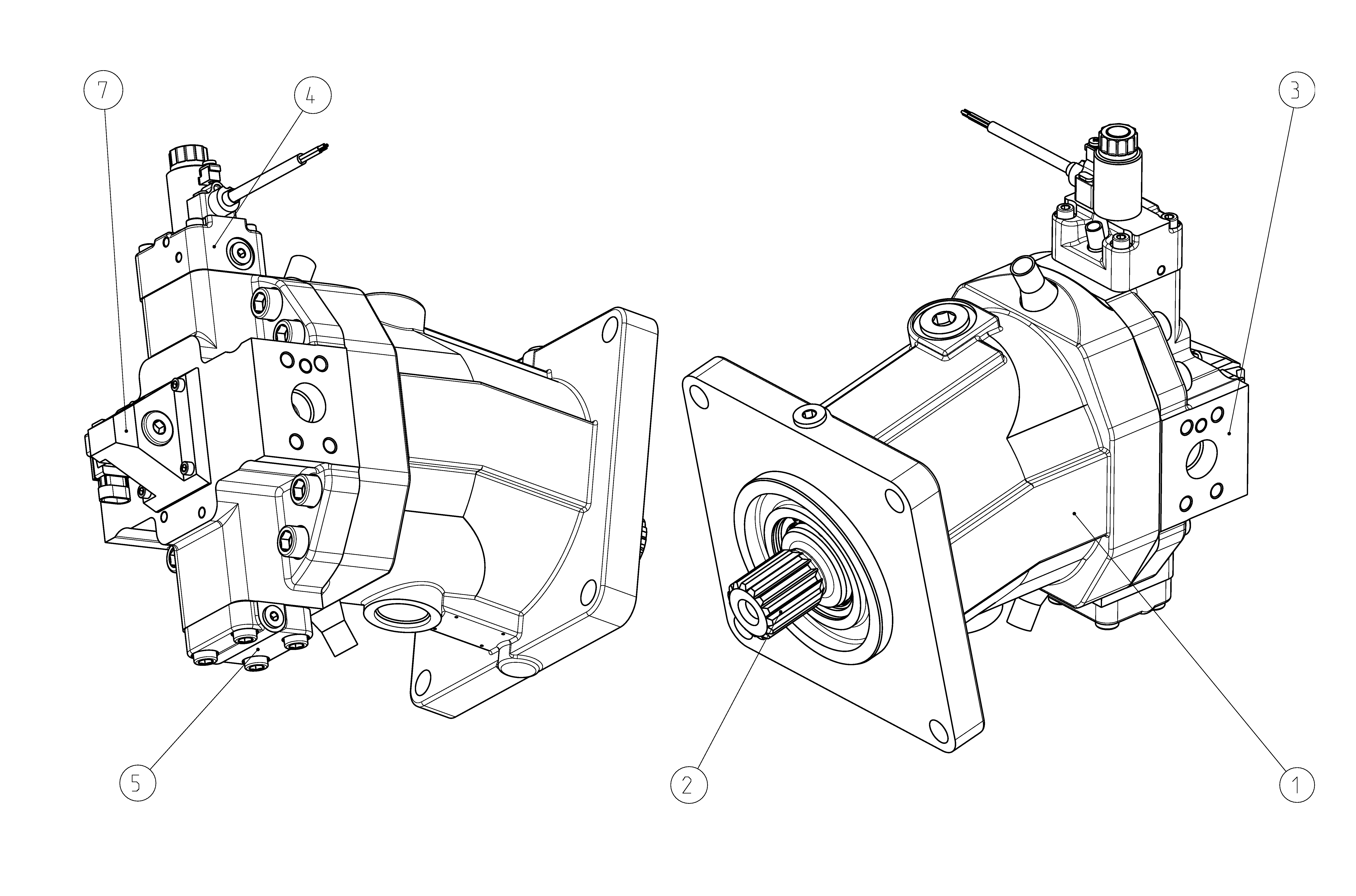 A6VM215EPW00LE00E/71AWV0E4T2200-S — Zeichnung