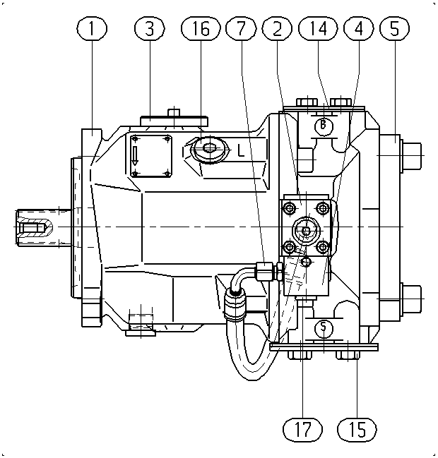 AA10VSO71DFEH/31R-PSA12KD5-SO479 — Zeichnung