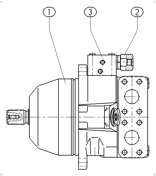 A A10V E 45 HZ6 /52W1-VRF95N000 -S2623 — Zeichnung