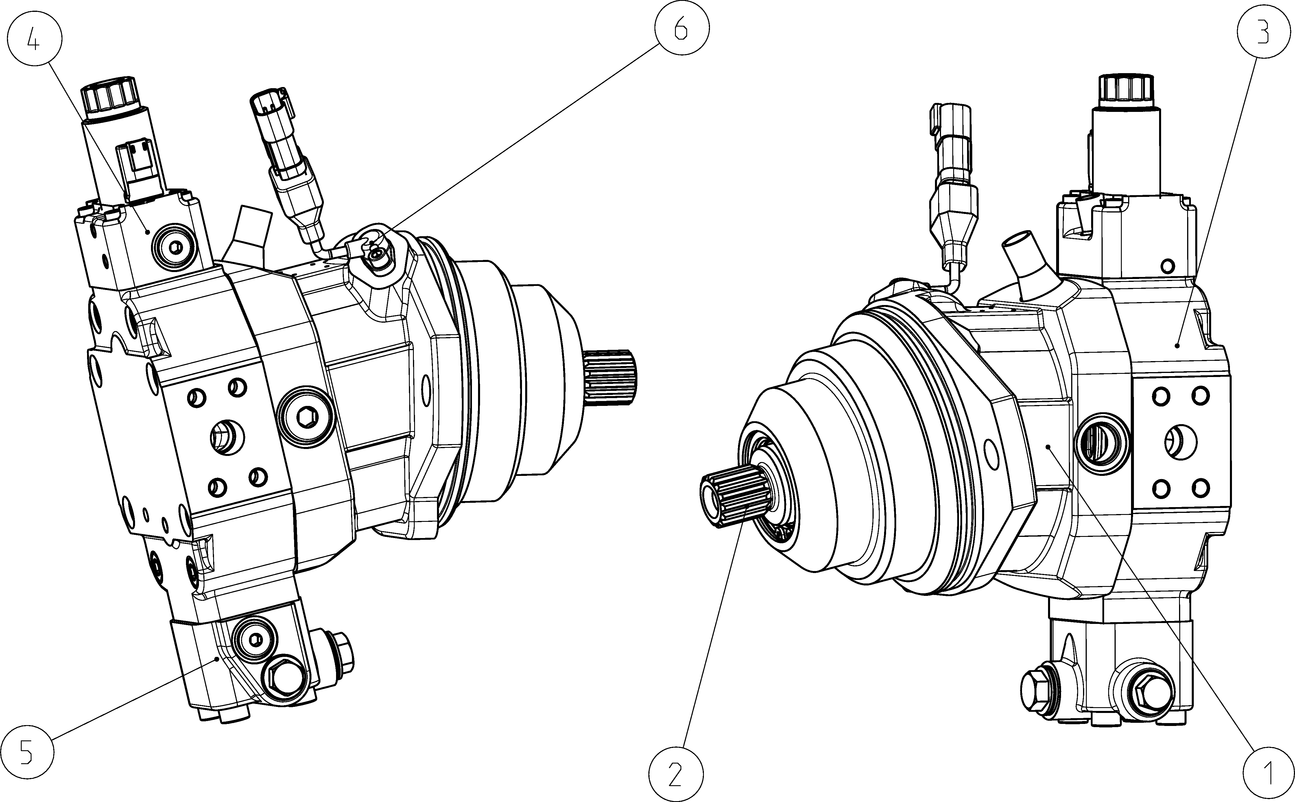 A6VE060EP600P001B/71MWV0P2Z62BV-S — Zeichnung