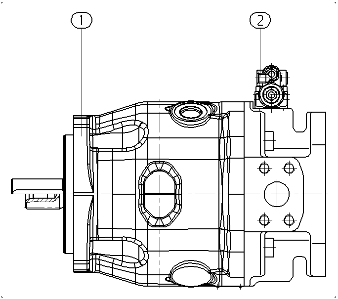 AA10VO110DRS/32L-VWD12K04-S2017 — Zeichnung