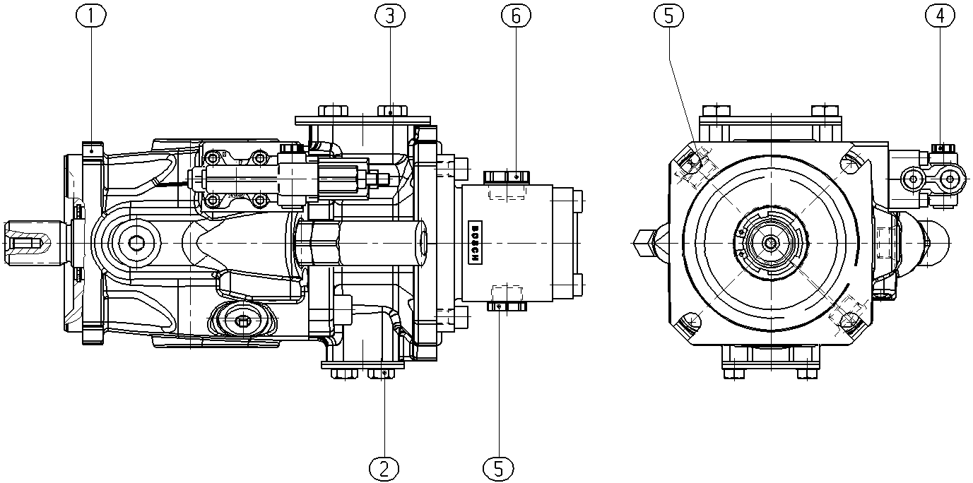 AL A10V O 63LA9DS/53L-VSD12H00 ES2687 — Zeichnung