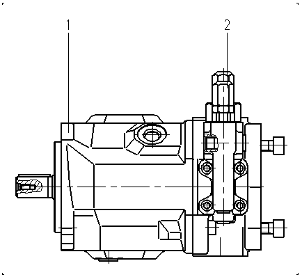 A A10VSO 18 DFR /31R-PKC62K40 — Zeichnung