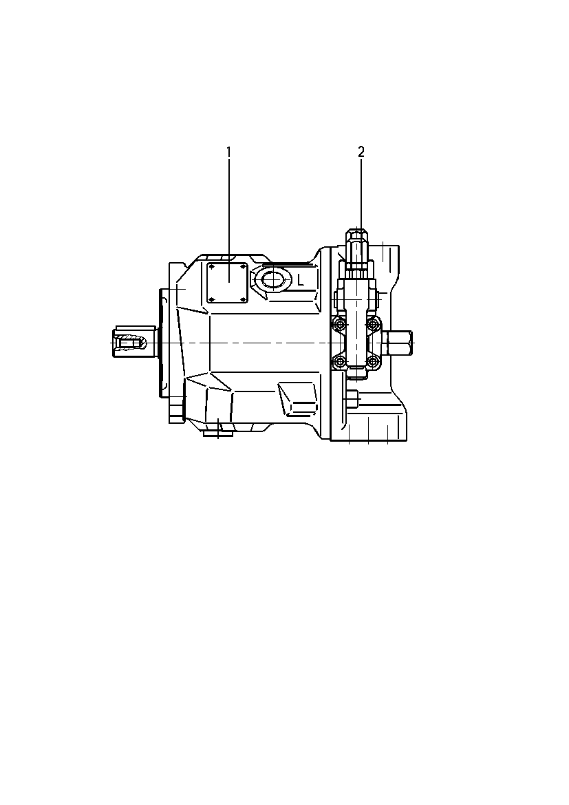 A A10VSO 28 DR /31R-VPA12N00 — Zeichnung