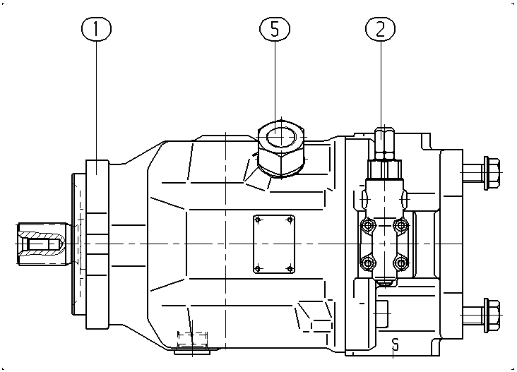 A A10V O100 DR1 /31R-PSC12K07 -SO275 — Zeichnung