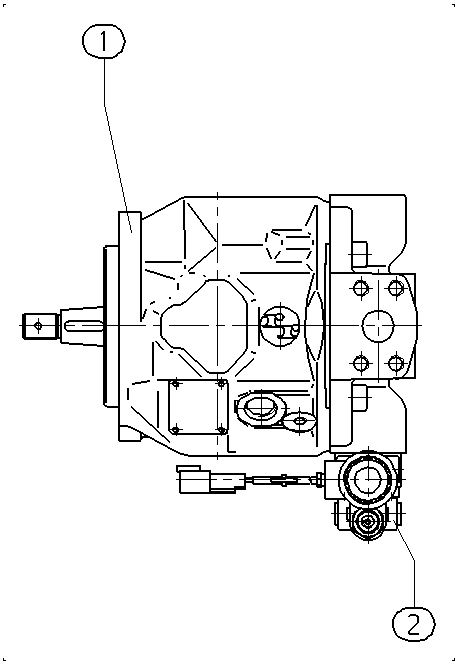 AXIAL-PISTON PUMP — Zeichnung