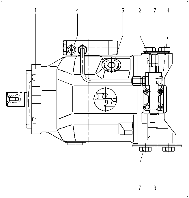 APA10VO100DFSR/31R-PUC62N00-SO665 — Zeichnung
