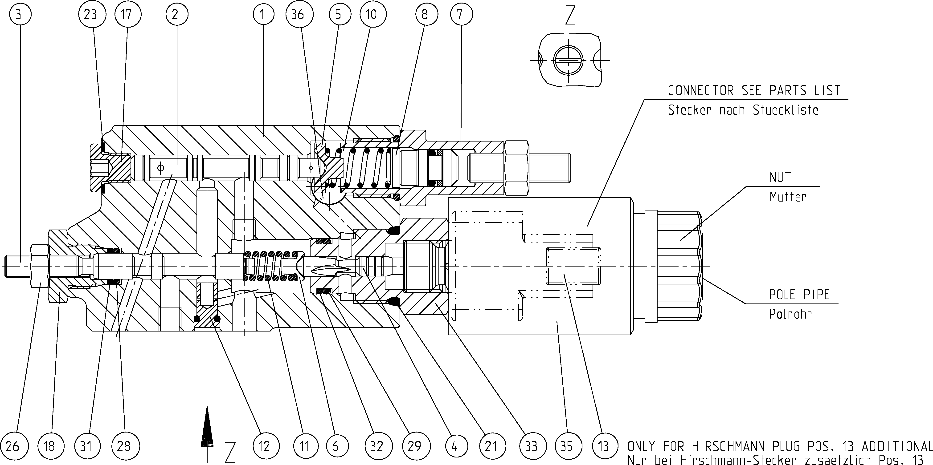 CONTROL VALVE — Zeichnung
