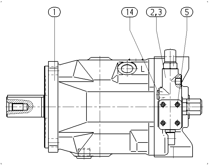A A10VSO140 DFR1/31R-PPB12N00 -SO355 — Zeichnung