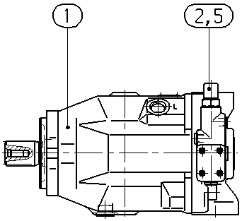 A A10V O140 DR /31R-VSC62N00 — Zeichnung