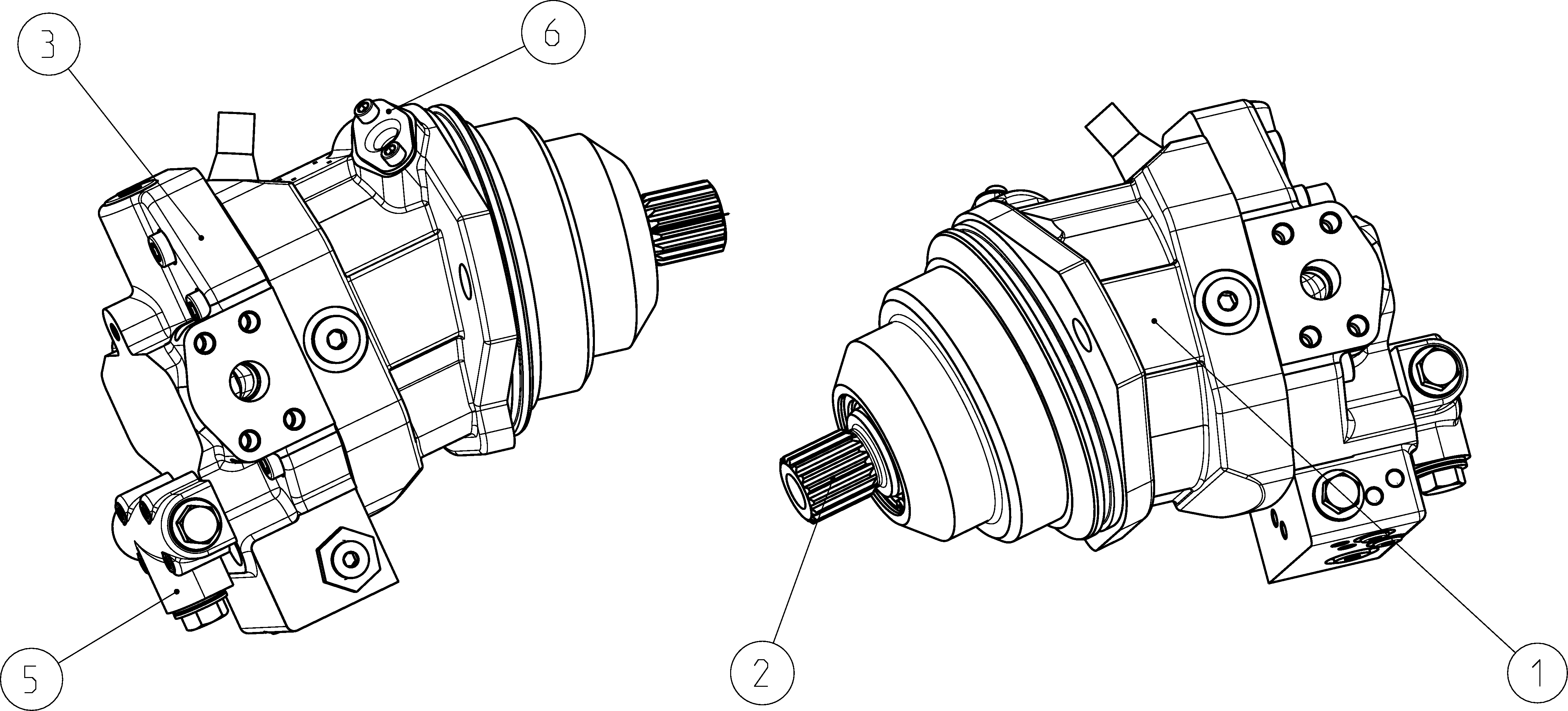 A6VE060HZ7000001B/71CWV0P2Z82CF-S — Zeichnung