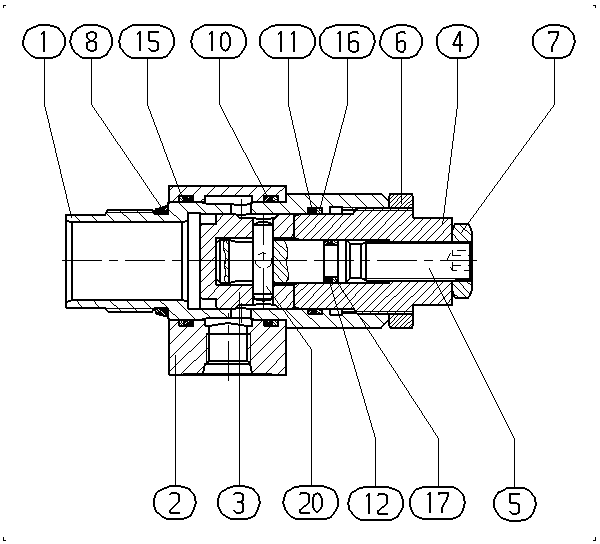 PRESSURE SEQUENCE VALVE — Zeichnung