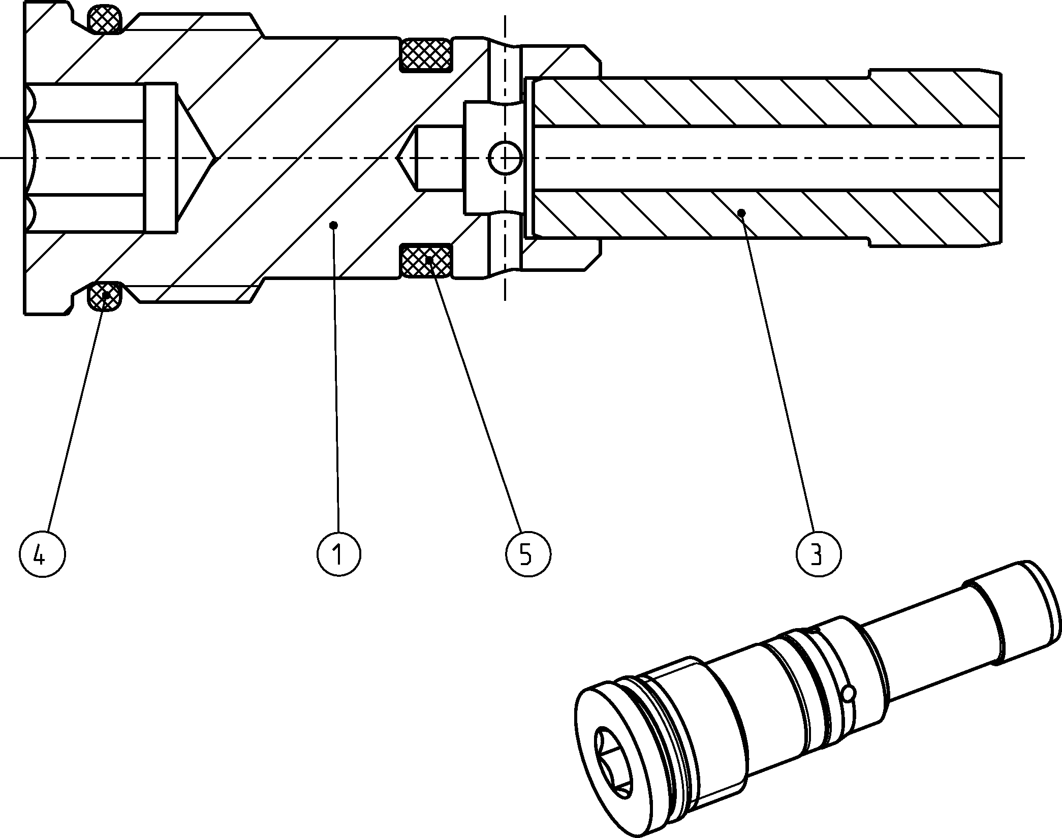 SHUTTLE VALVE — Zeichnung