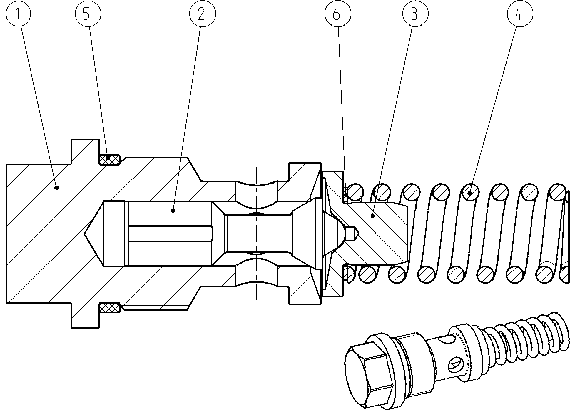 PRESSURE RELIEF VALVE — Zeichnung