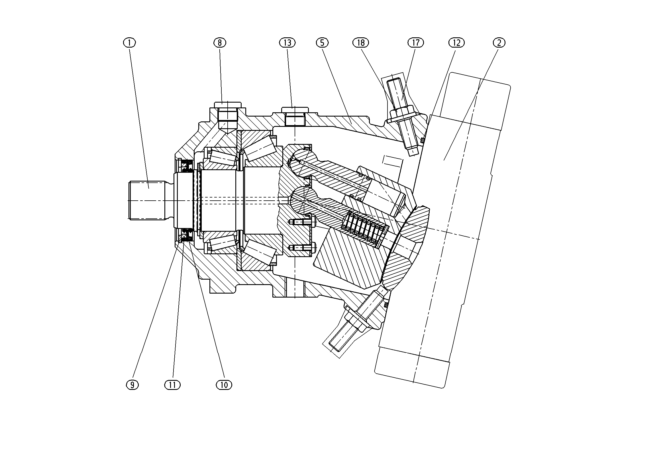 A6VM107HD1E/63W-VZB010B-S — Zeichnung