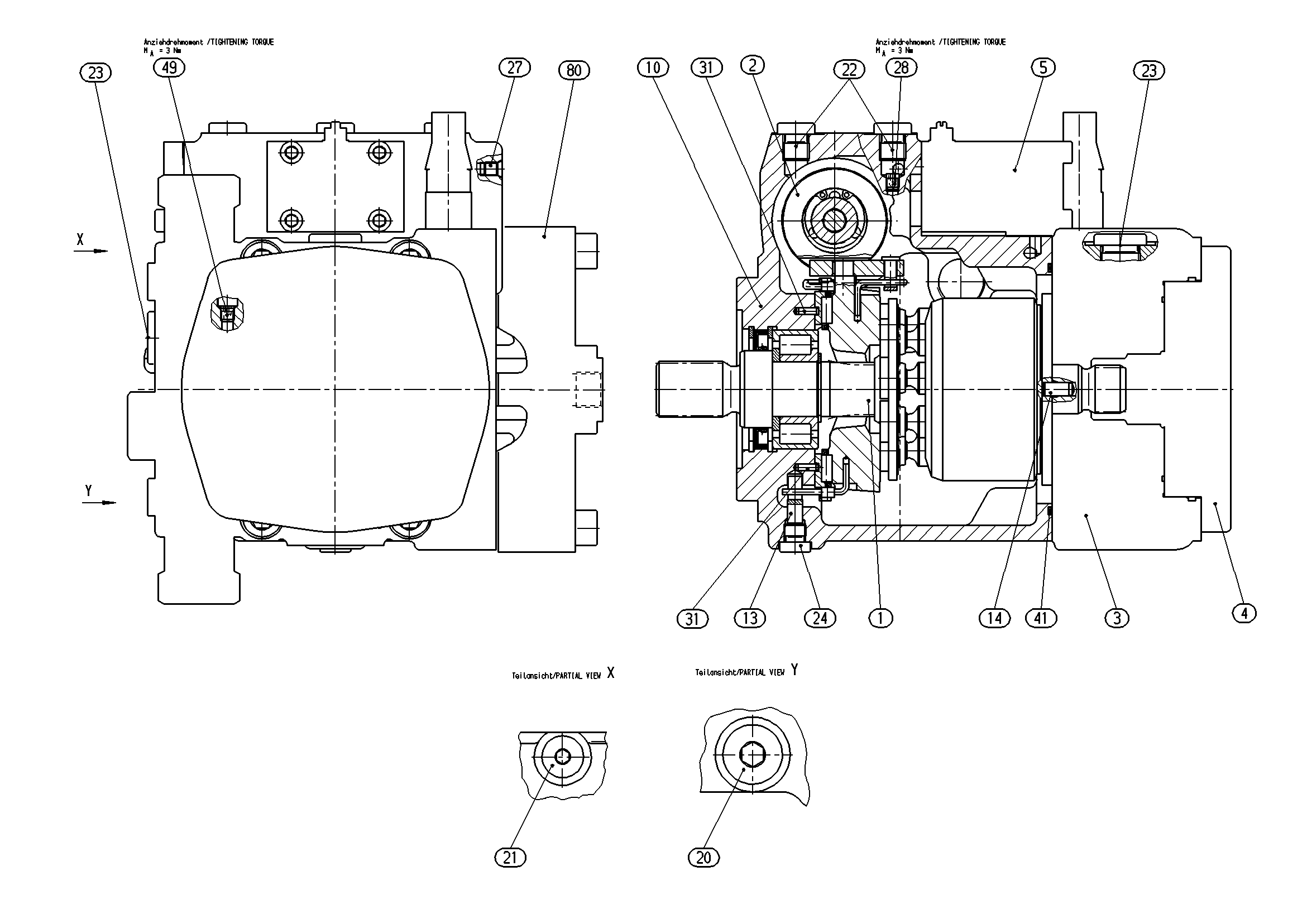 A10VG28EP4D1/10R-NSC10F015SP-S — Zeichnung