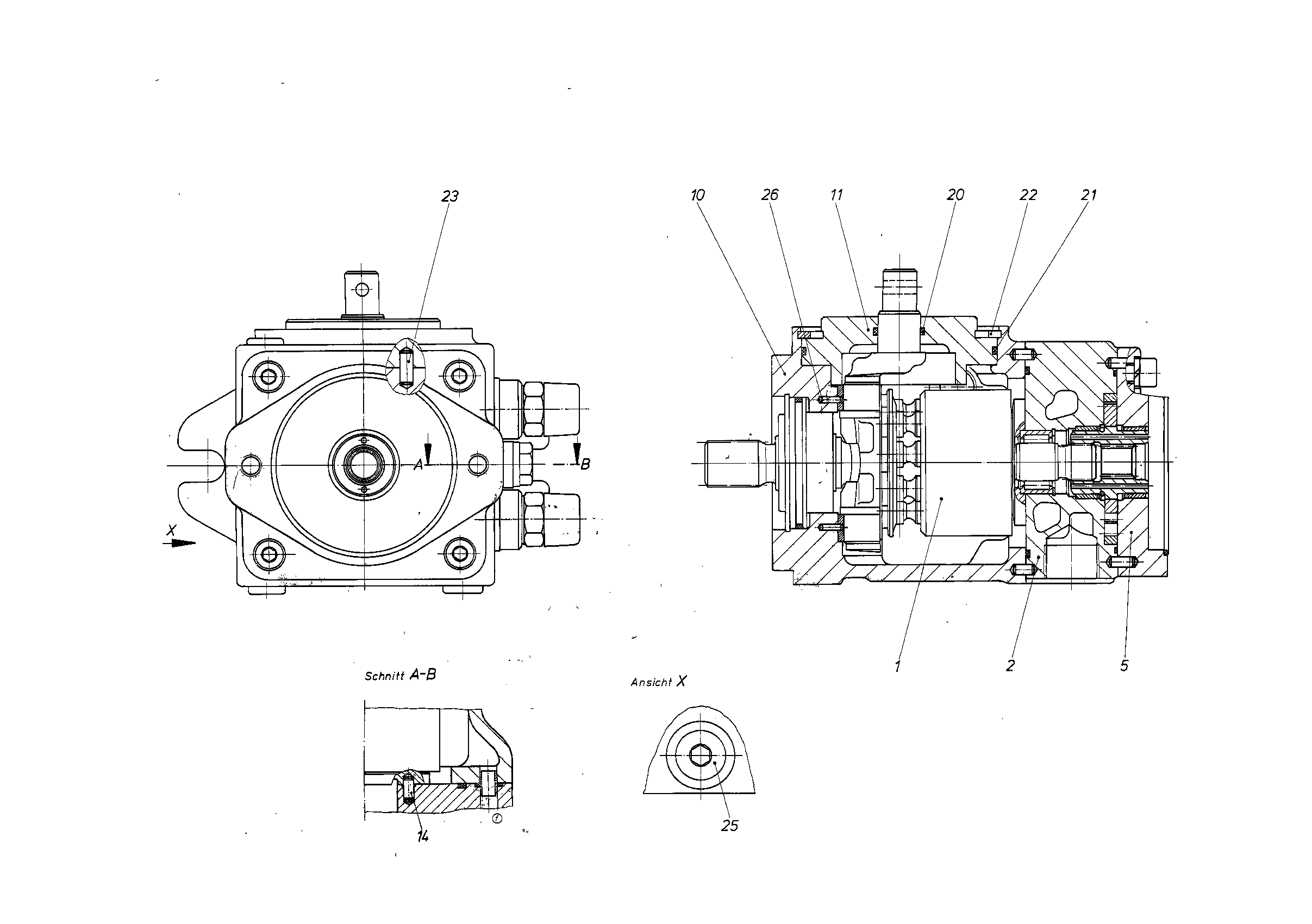 A11VG19MD1/10R-PSC16F011S*G* — Zeichnung