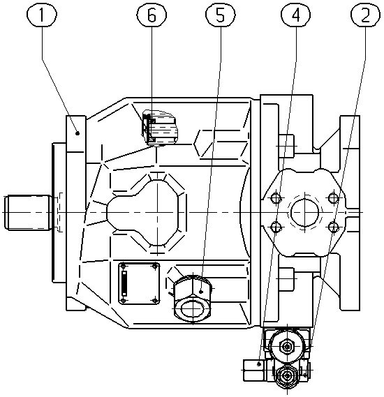 A A10V O100 DFR /31R-VUC12K01 -SO511 — Zeichnung