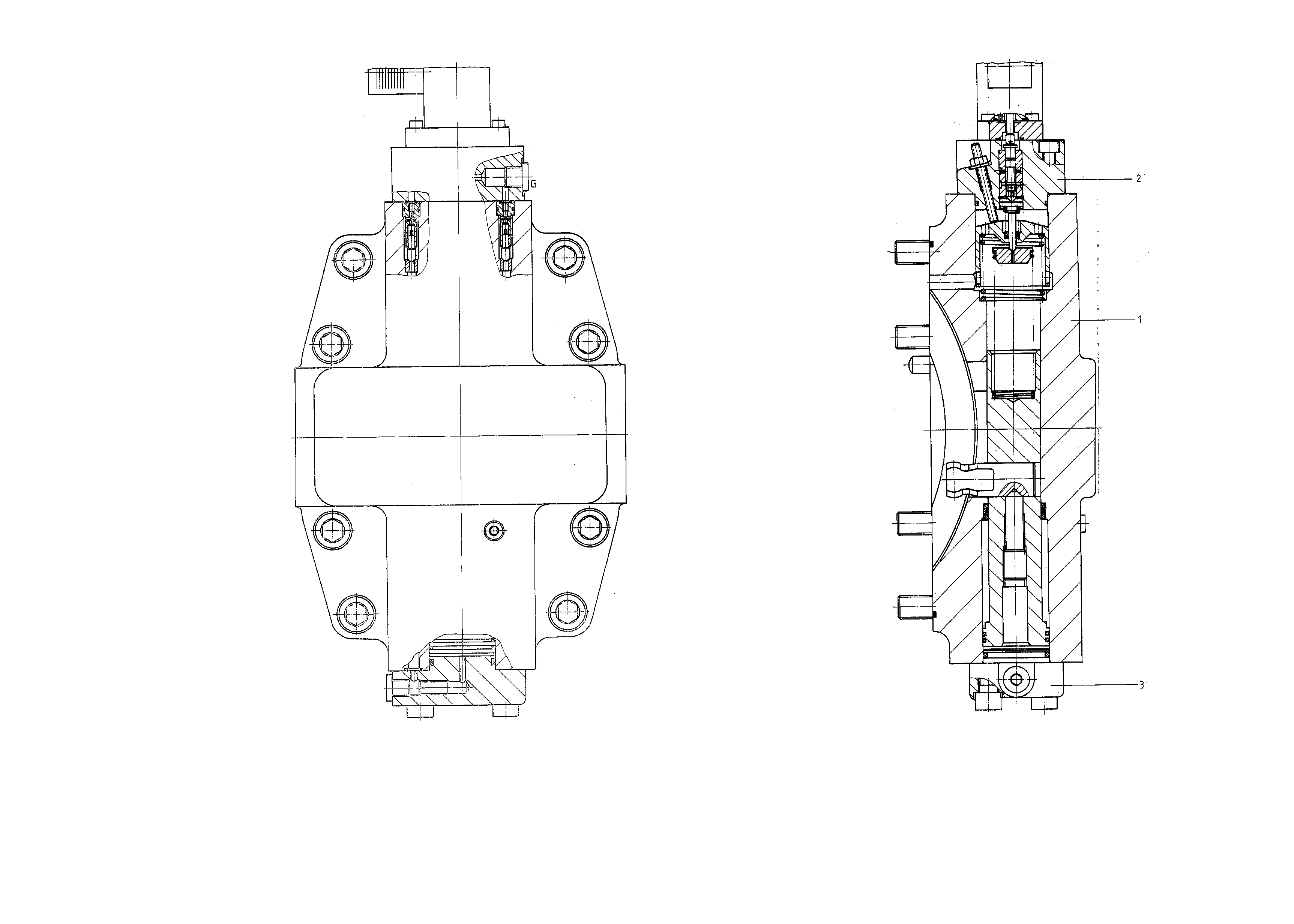 V A6V M 250 EP2 /61-V020B — Zeichnung