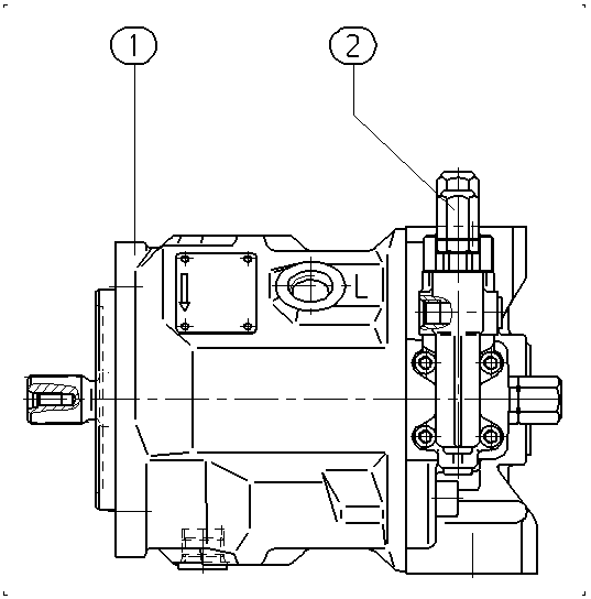 A A10V O 28 DFR /31R-PSC62N00 -SO169 — Zeichnung