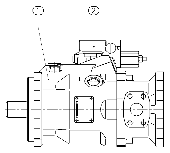 AL A10V O 60 DR /52L-VSD12K15 — Zeichnung