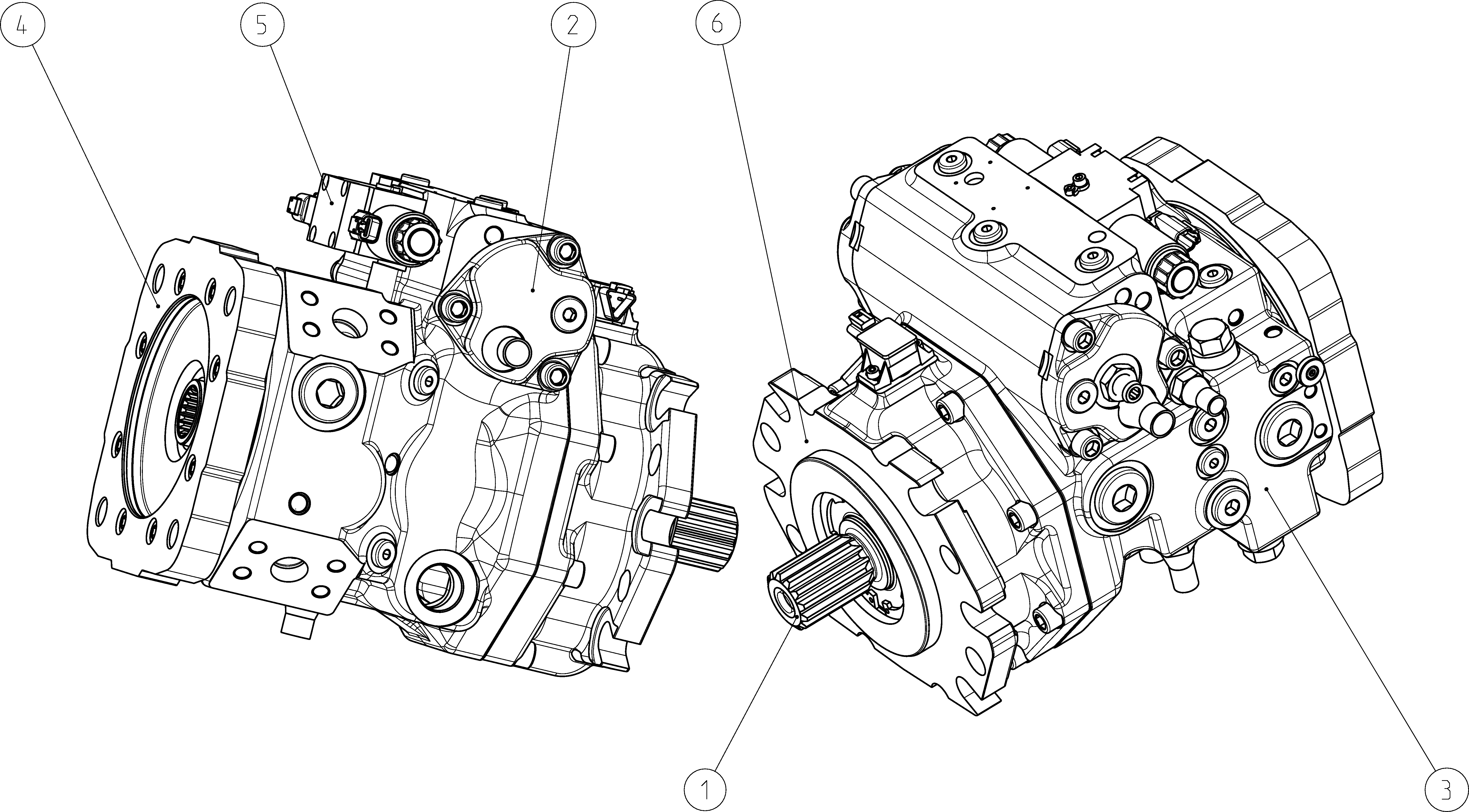 A4VG110EP0DPRX0/40NRND6T11FD4V8BS00-S — Zeichnung