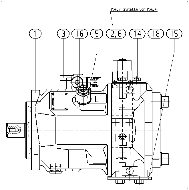 A A10V O 28 FE1 /31L-PSC12K01 — Zeichnung
