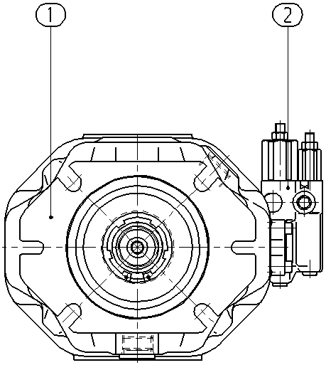 AH A10V O110 DFR1/31R-VSD62K07 -SO413 — Zeichnung