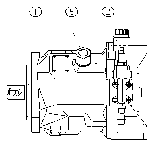 AA10VO45ED72/31R-PRC12N00H-SO413 — Zeichnung