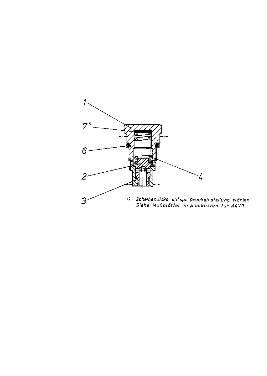 PRESSURE RELIEF VALVE — Zeichnung