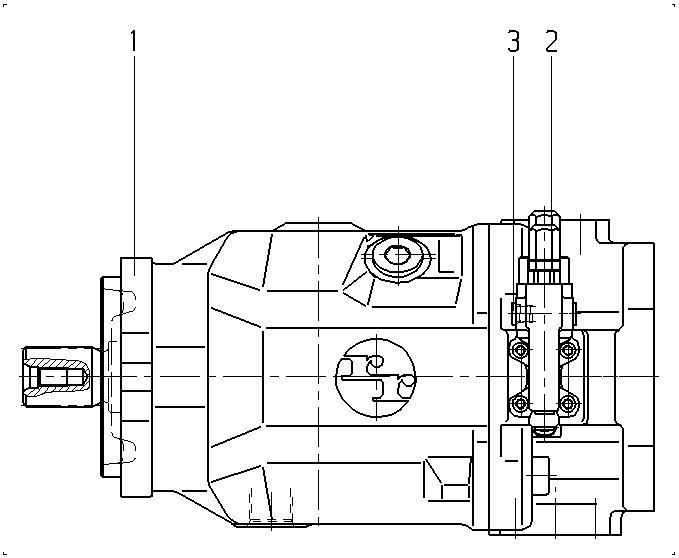 AA10VO100DFR1/31R-PSC62K04-SO342 — Zeichnung