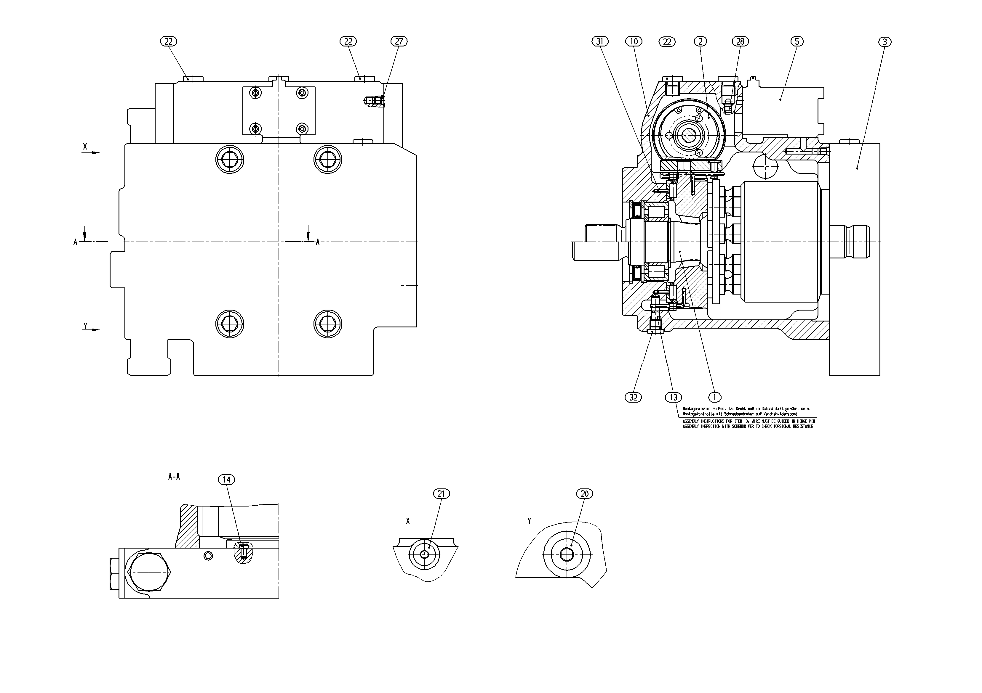 AA4VG56EP4M1/32R-NSCXXN003EC-S — Zeichnung
