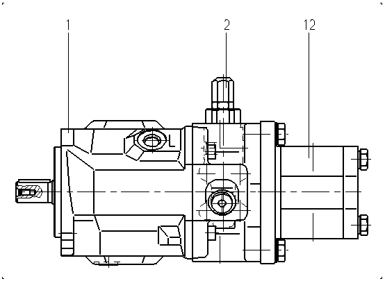 AA10VSO18DFR/31L-PKC62G40 — Zeichnung