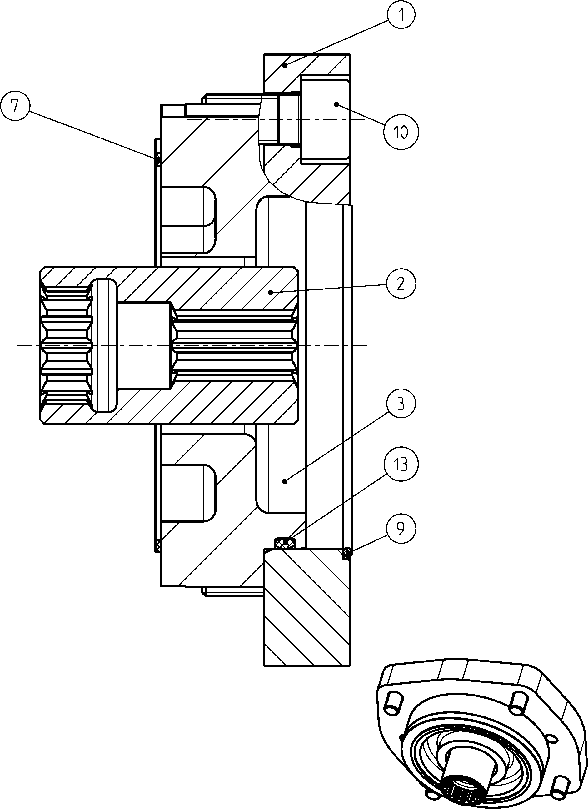 BELL HOUSING — Zeichnung