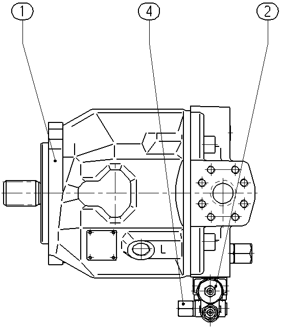 A A10VSO 45 DRG /31R-VSA12N00 — Zeichnung