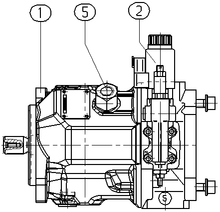 A A10V O 28ED 71/31R-VSC12K01P — Zeichnung