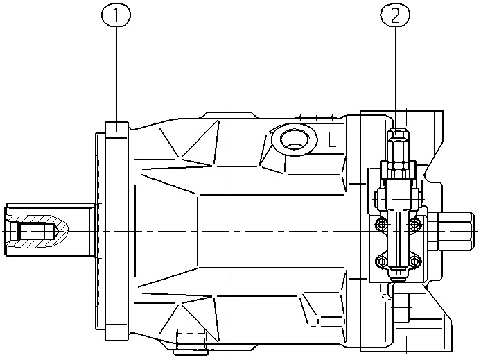 AK A10VSO140 DR /31R-PPB12N00 -S2457 — Zeichnung