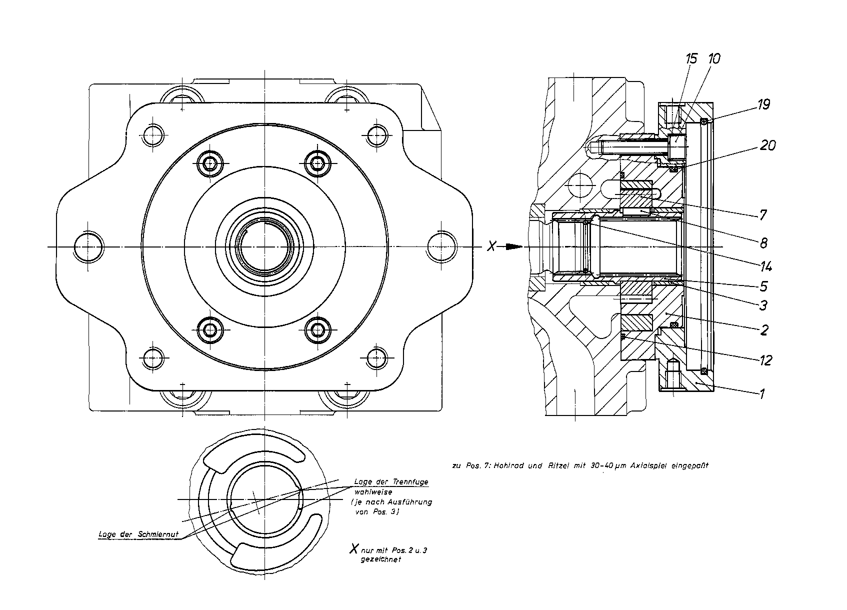 INTERNAL GEAR PUMP — Zeichnung