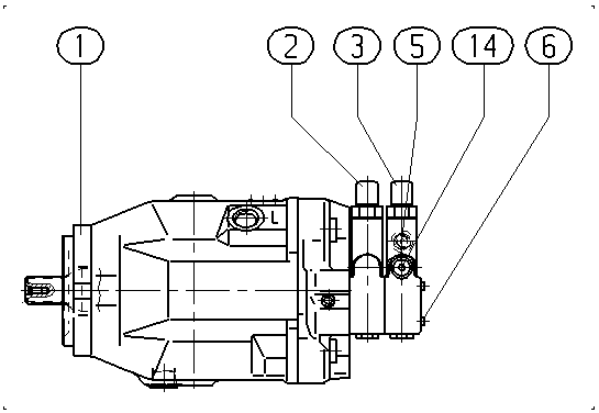 AHA10VO140DFR1/31L-PQC61N00 — Zeichnung