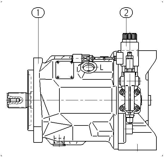 AA10VO45ED72/31R-VUC62N00T — Zeichnung