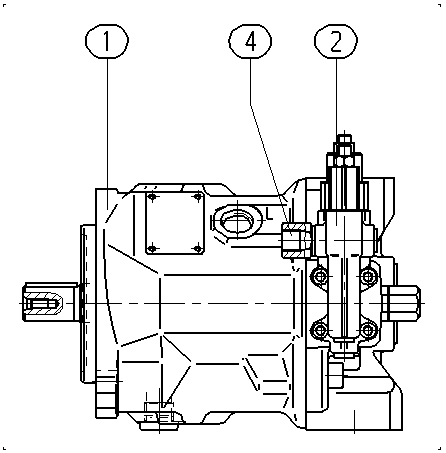 A A10VSO 28 DFR1/31R-PPA12N00 -SO395 — Zeichnung