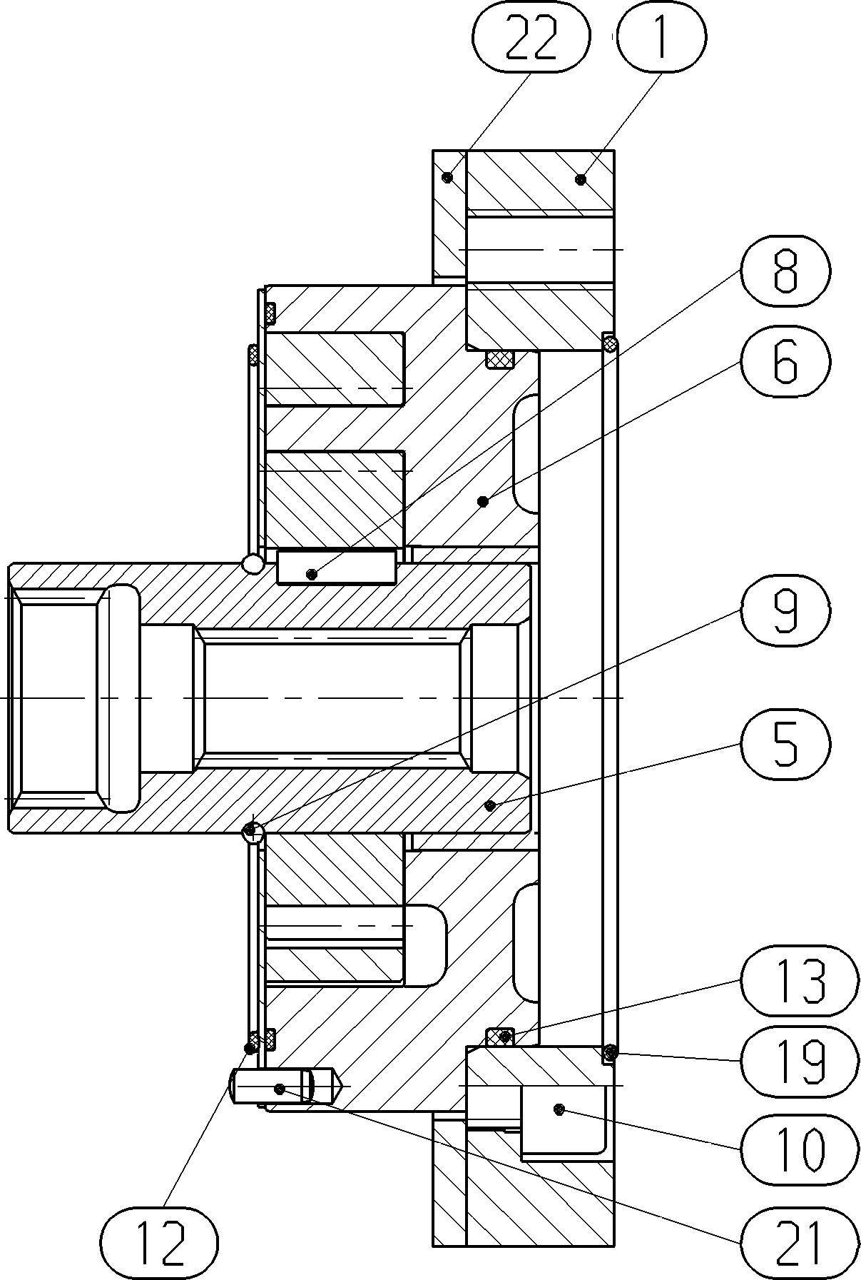 INTERNAL GEAR PUMP — Zeichnung